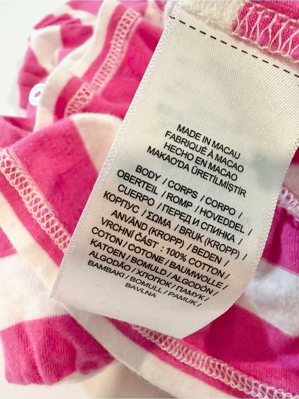 Polo Bear Ralph Lauren Baby Girl Dress Size 9M 9 Months Pink Stripe Raincoat